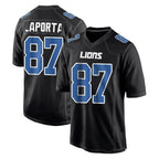 Choea D.Lions #87 Sam LaPorta Player Black Fashion Home Game Stitched Jerseys