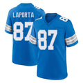 Choea D.Lions #87 Sam LaPorta Player Blue Alternate Home Game Stitched Jerseys