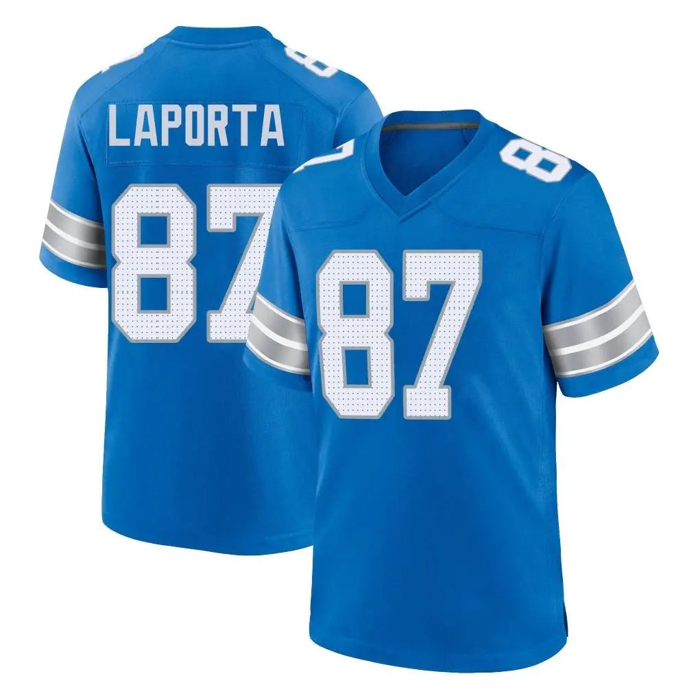 Choea D.Lions #87 Sam LaPorta Player Blue Alternate Home Game Stitched Jerseys