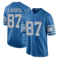 Choea D.Lions #87 Sam LaPorta Player Blue Vapor Untouchable Throwback Game Stitched Jerseys