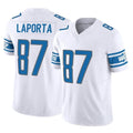 Choea D.Lions #87 Sam LaPorta Player White Vapor F.U.S.E. Limited Home Game Stitched Jerseys