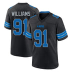 Choea D.Lions #91 Tyleik Williams Player Black Alternate Home Game Stitched Jerseys