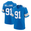 Choea D.Lions #91 Tyleik Williams Player Blue Alternate Home Game Stitched Jerseys