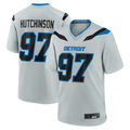 Choea D.Lions #97 Aidan Hutchinson Silver 2026 Rivalries Collection Game Stitched Jerseys