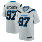 Choea D.Lions #97 Aidan Hutchinson Silver 2026 Rivalries Collection Game Stitched Jerseys