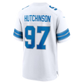 Choea D.Lions #97 Aidan Hutchinson White Game Stitched Jerseys