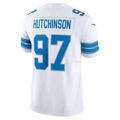 Choea D.Lions #97 Aidan Hutchinson White Vapor F.U.S.E. Limited Stitched Jerseys