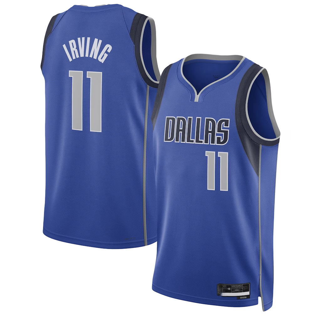 Choea D.Mavericks #11 Kyrie Irving Blue Swingman Jerseys - Icon Edition