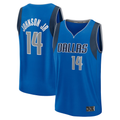 Choea D.Mavericks #14 Morez Johnson Jr. Blue 2026 Draft First Round Pick Fast Break Jerseys - Icon Edition