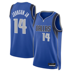Choea D.Mavericks #14 Morez Johnson Jr. Blue Icon Swingman Stitched Jerseys