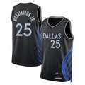 Choea D.Mavericks #25 P.J. Washington Jr. Black 2025-2026 City Edition Swingman Stitched Jerseys