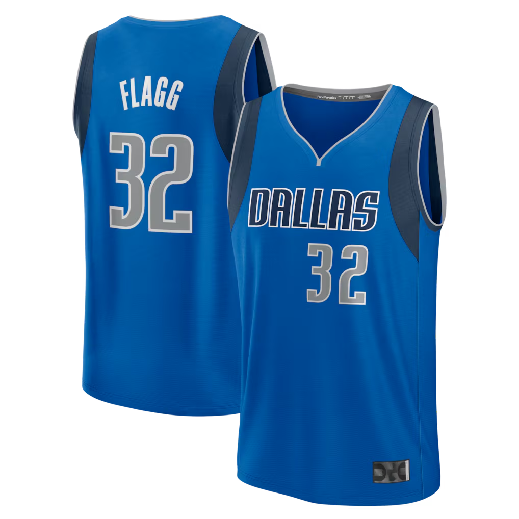 Choea D.Mavericks #32 Cooper Flagg Blue 2025 Draft First Round Pick Fast Break Replica Jerseys - Icon Edition