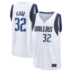 Choea D.Mavericks #32 Cooper Flagg White 2025 Draft First Round Pick Fast Break Replica Jerseys - Association Edition