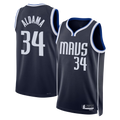 Choea D.Mavericks #34 Santi Aldama Navy Statement Edition Swingman Stitched Jerseys