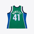 Choea D.Mavericks #41Dirk Nowitzki Mitchell & Ness Swingman Stitched Jerseys 2004