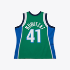 Choea D.Mavericks #41Dirk Nowitzki Mitchell & Ness Swingman Stitched Jerseys 2004