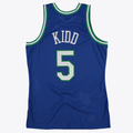 Choea D.Mavericks #5 Jason Kidd Royal 1997 Hardwood Classics Road Swingman  By Mitchell & Ness Stitched Jerseys