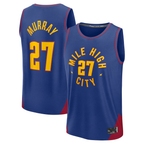 Choea D.Nuggets #27 Jamal Murray Blue Fast Break Replica Player Jerseys - Statement Edition