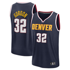 Choea D.Nuggets #32 Aaron Gordon Navy Fast Break Replica Jerseys - Icon Edition