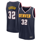 Choea D.Nuggets #32 Aaron Gordon Navy Fast Break Replica Player Jerseys - Icon Edition