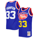 Choea D.Nuggets #33 David Thompson Mitchell & Ness Royal Hardwood Classics 1975-76 Swingman Jersey