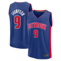 Choea D.Pistons #9 Ausar Thompson  Blue Fast Break Jerseys - Icon Edition
