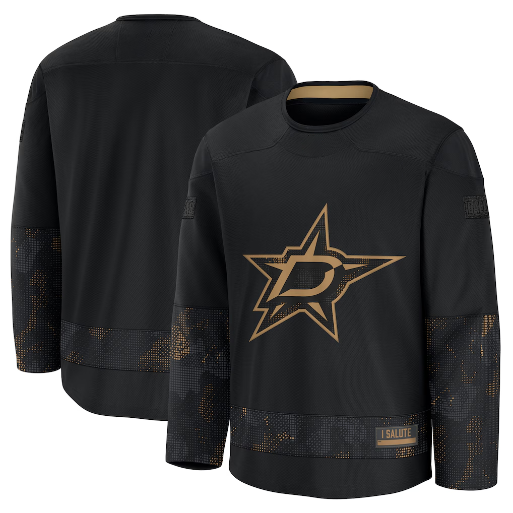 Choea D.Stars Black 2024 Military Appreciation Practice Jerseys