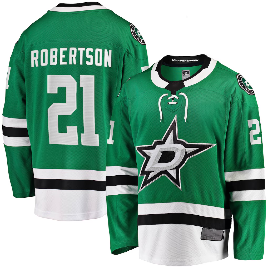 Choea D.Stars #21 Jason Robertson Kelly Green Home Breakaway Replica Jerseys