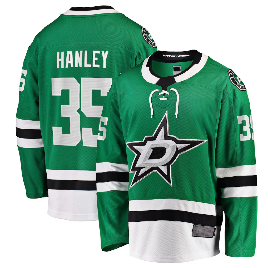 Choea D.Stars #35 Joel Hanley Kelly Green Breakaway Player Jerseys