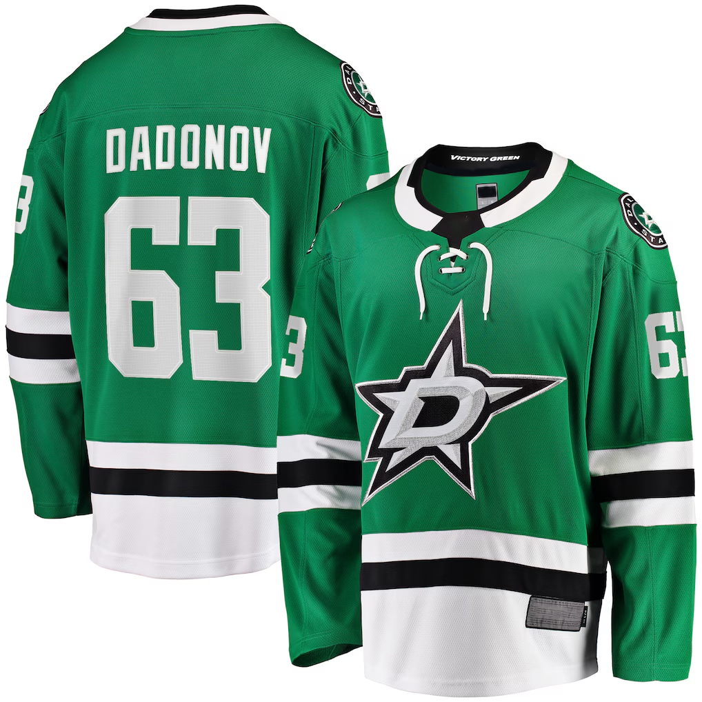 Choea D.Stars #63 Evgenii Dadonov Green Home Breakaway Jerseys