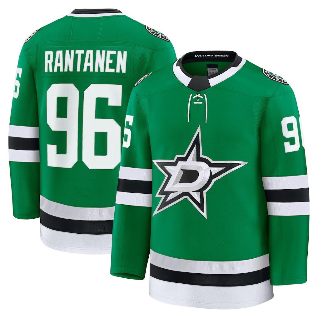 Choea D.Stars #96 Mikko Rantanen Kelly Green Home Premium Jerseys