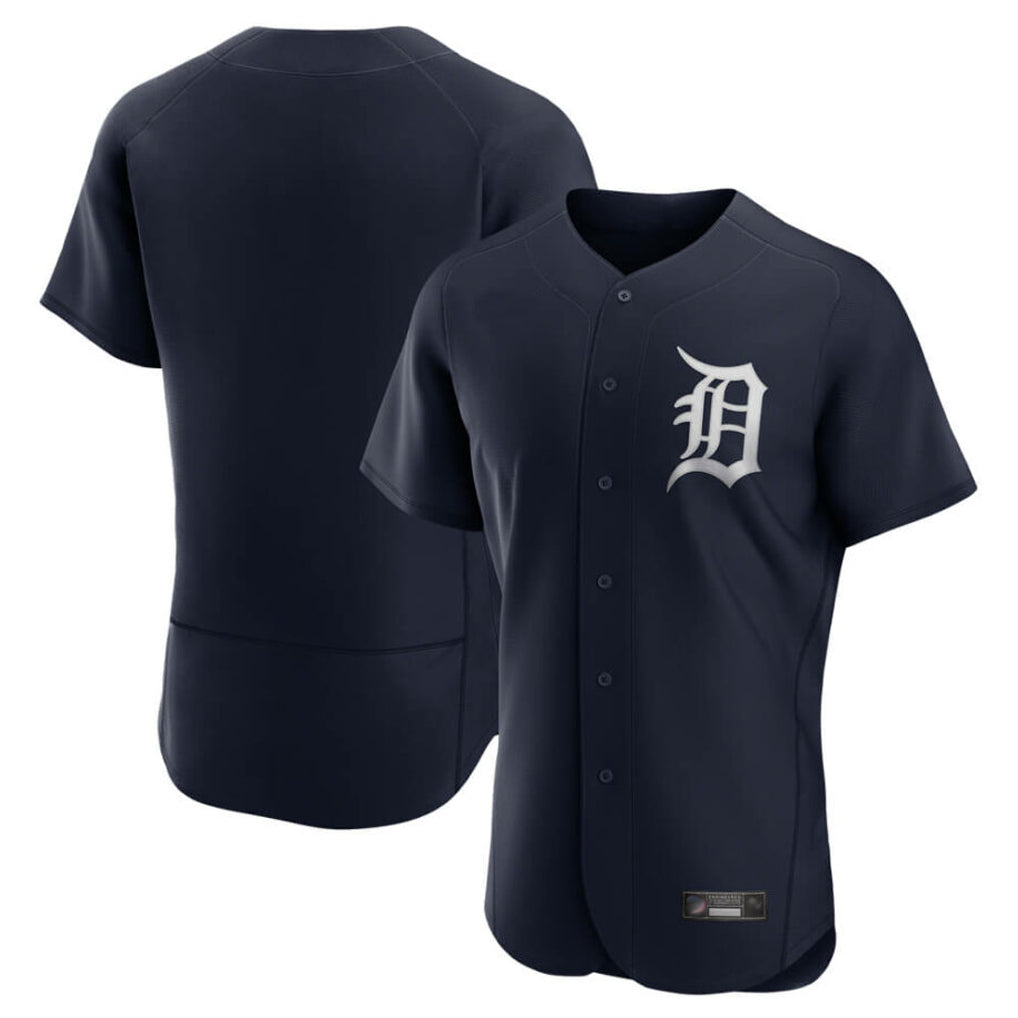 Choea D.Tigers Navy Home Limited Elite Blank Player Stitched Jerseys