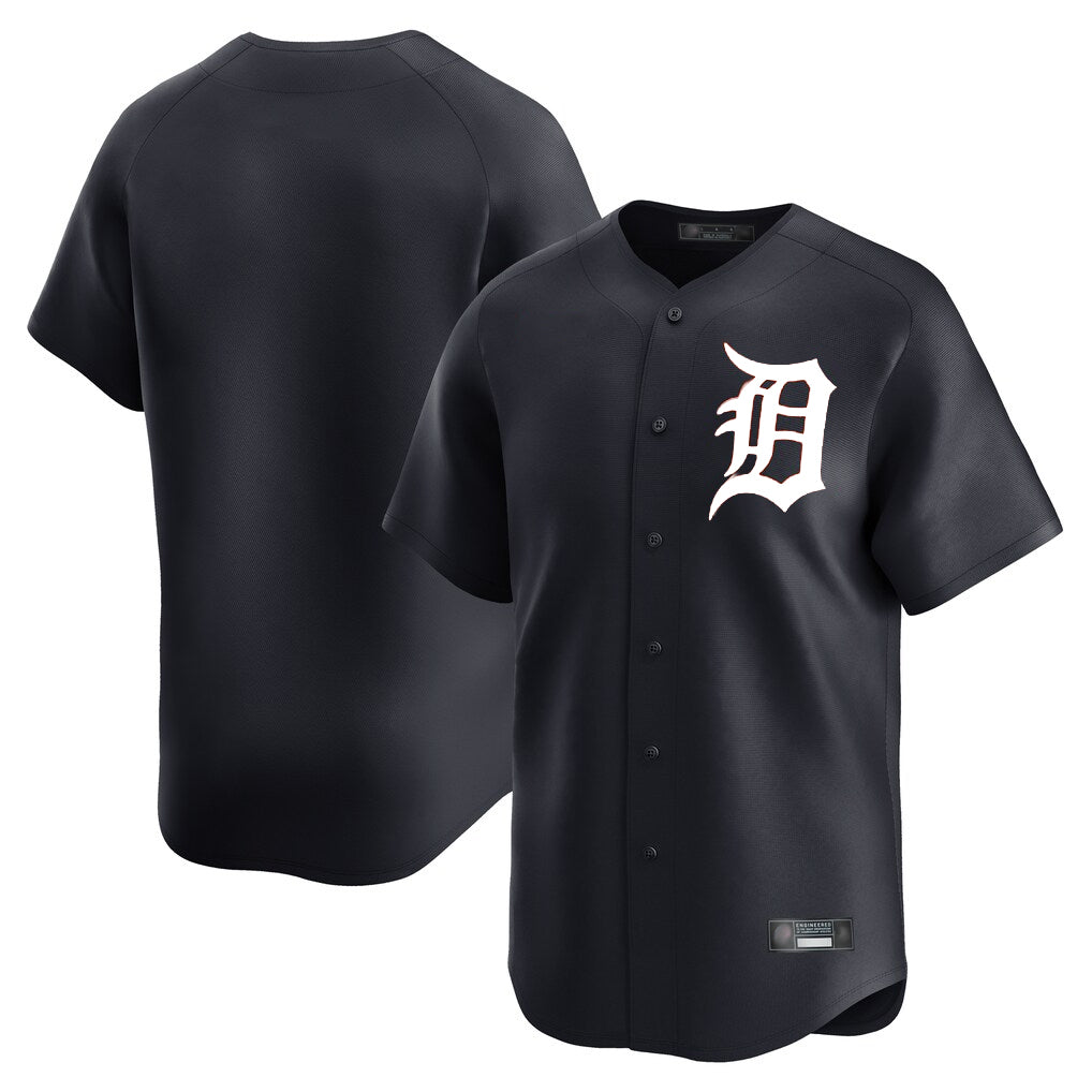 Choea D.Tigers Navy Limited Home Game Blank Player Stitched Jerseys
