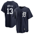 Choea D.Tigers #13 Dillon Dingler Player Navy Game Home Stitched Jerseys