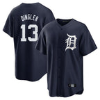 Choea D.Tigers #13 Dillon Dingler Player Navy Game Home Stitched Jerseys