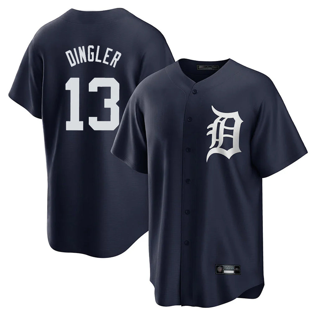Choea D.Tigers #13 Dillon Dingler Player Navy Game Home Stitched Jerseys
