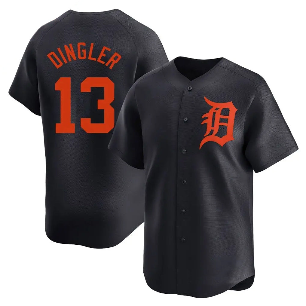 Choea D.Tigers #13 Dillon Dingler Player Navy Home Limited Stitched Jerseys