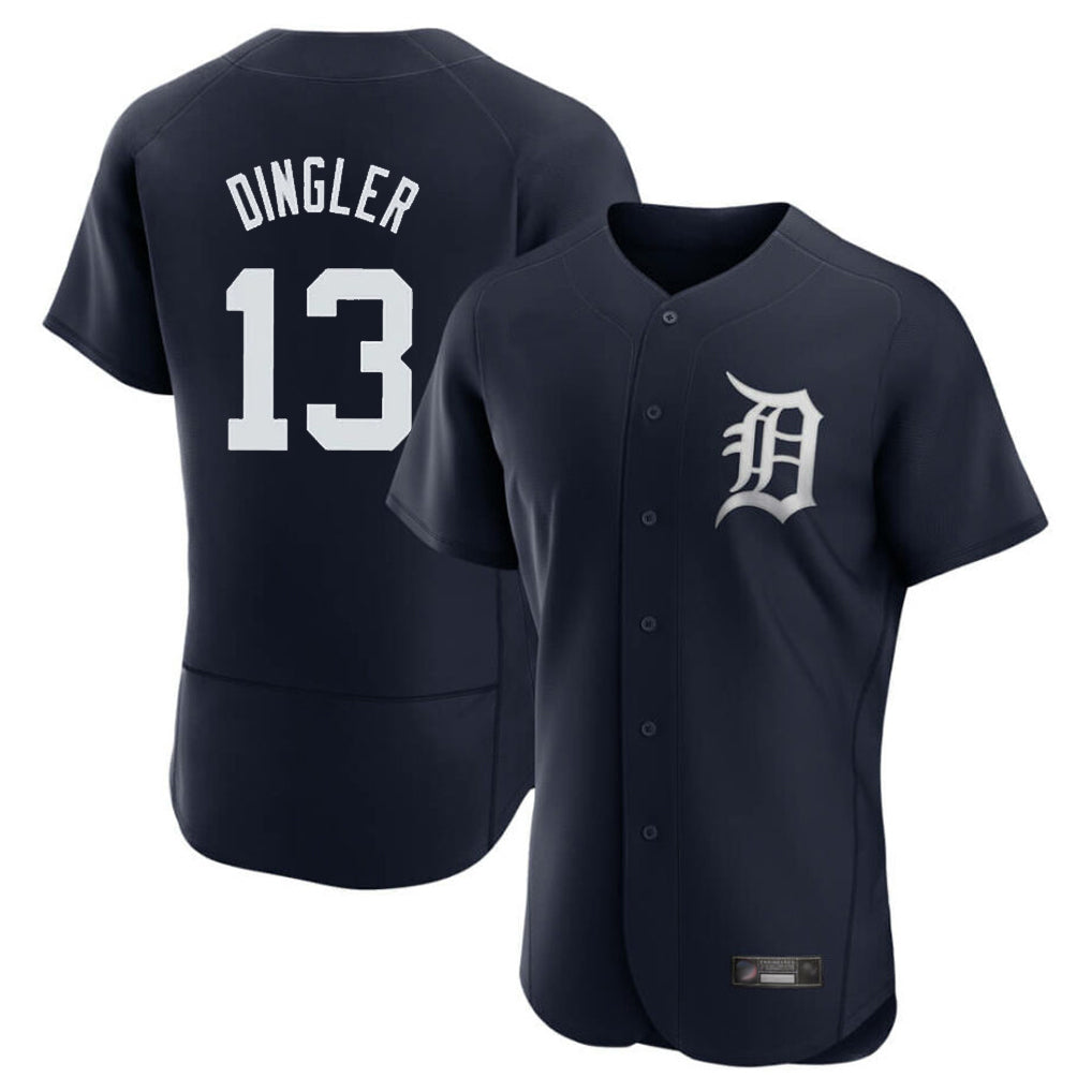 Choea D.Tigers #13 Dillon Dingler Player Navy Limited Elite Home Stitched Jerseys