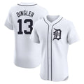 Choea D.Tigers #13 Dillon Dingler Player White Limited Elite Home Stitched Jerseys