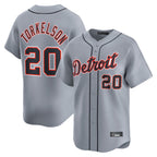 Choea D.Tigers #20 Spencer Torkelson Player Gray Home Limited Stitched Jerseys