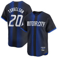 Choea D.Tigers #20 Spencer Torkelson Player Navy City Connect Home Limited Stitched Jerseys