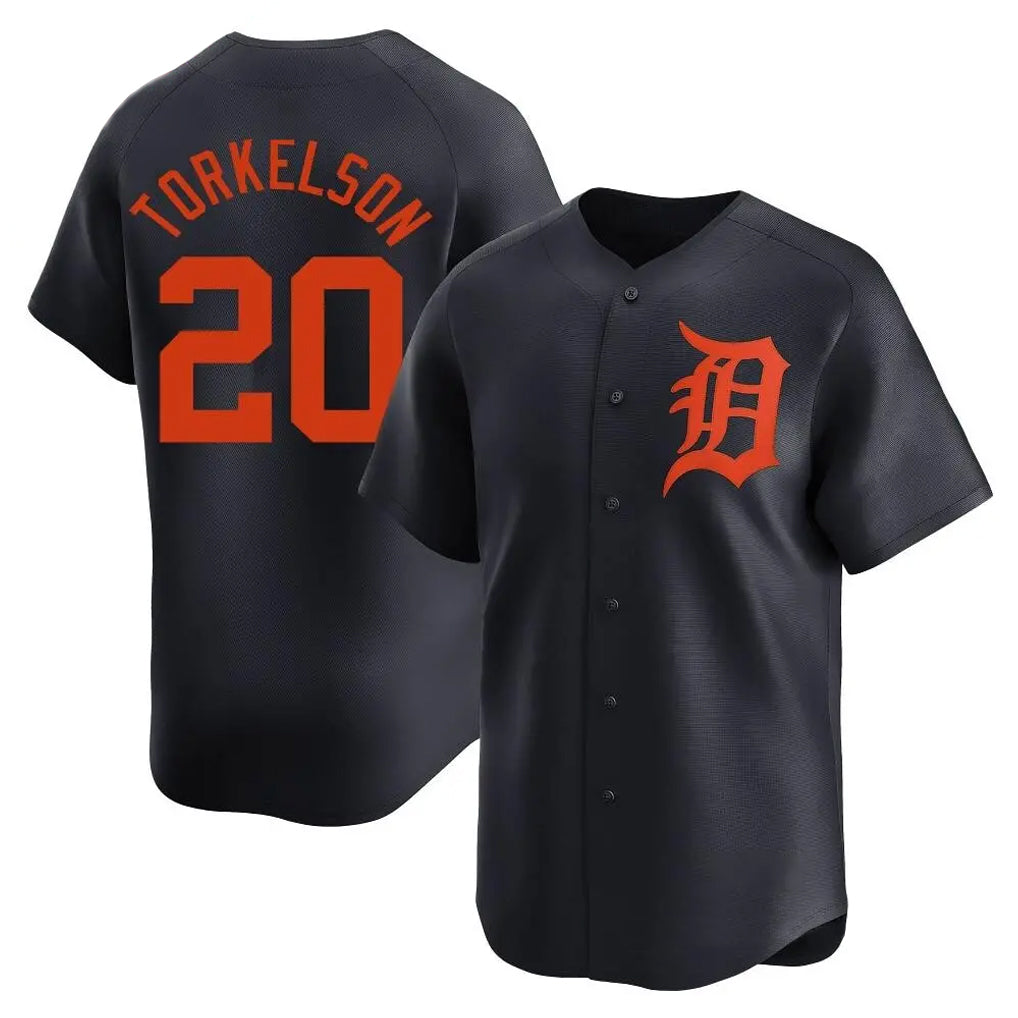 Choea D.Tigers #20 Spencer Torkelson Player Navy Home Limited Stitched Jerseys