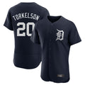Choea D.Tigers #20 Spencer Torkelson Player Navy Limited Elite Home Stitched Jerseys