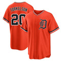 Choea D.Tigers #20 Spencer Torkelson Player Orange Home Game Stitched Jerseys