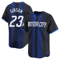 Choea D.Tigers #23 Kirk Gibson Player Navy City Connect Home Limited Stitched Jerseys
