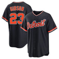 Choea D.Tigers #23 Kirk Gibson Player Navy Home Game Stitched Jerseys
