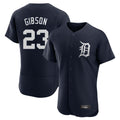 Choea D.Tigers #23 Kirk Gibson Player Navy Limited Elite Home Stitched Jerseys