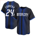 Choea D.Tigers #24 Miguel Cabrera Player Navy City Connect Home Limited Stitched Jerseys