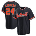 Choea D.Tigers #24 Miguel Cabrera Player Navy Home Game Stitched Jerseys