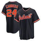 Choea D.Tigers #24 Miguel Cabrera Player Navy Home Game Stitched Jerseys